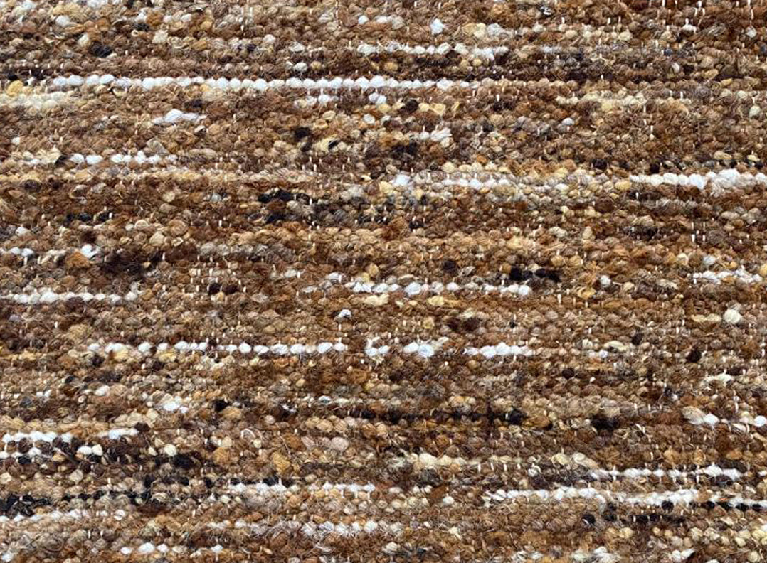 Light-Brown Natural Raw Wool Rug – Kalili Rugs