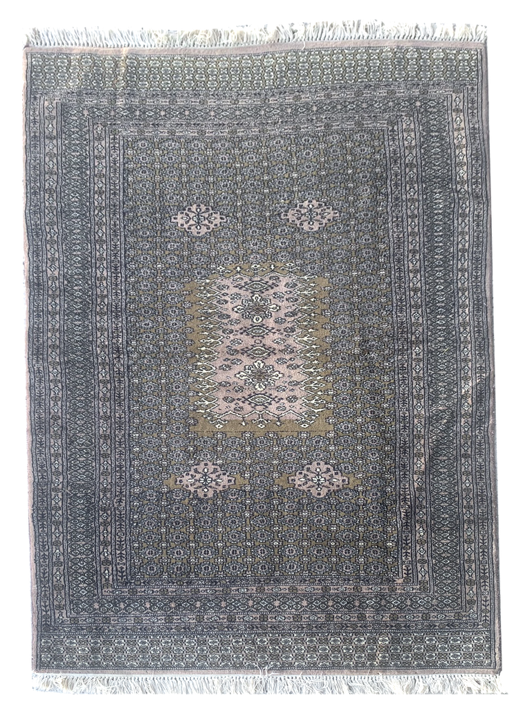 4X6 Vintage Estate Pak Bukhara, Circa 1980 – Kalili Rugs