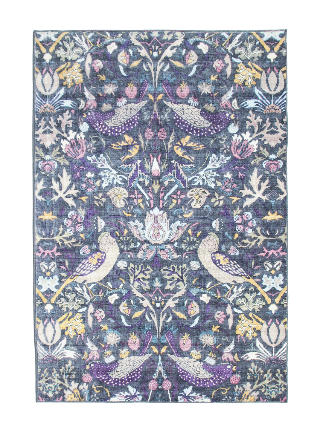 Gray Birds Tufted Premium 1/4