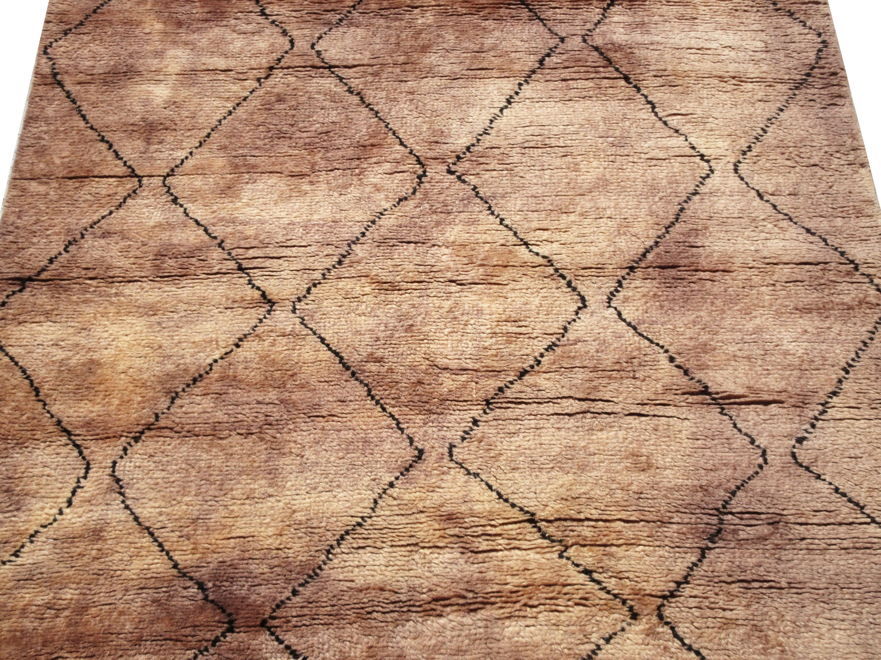 Geometric Modern Moroccan Handmade Oriental Area Rug Indoor/ Outdoor Carpet  6x8